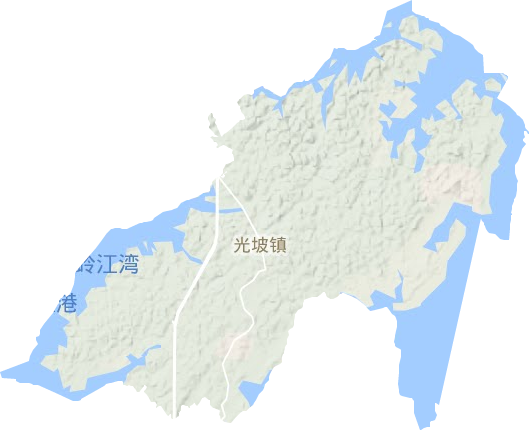 光坡镇地形图