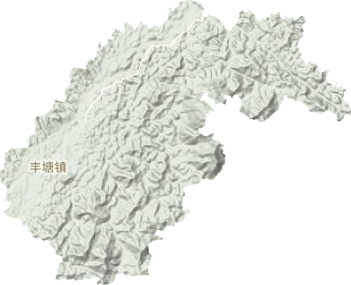 丰塘镇地形图