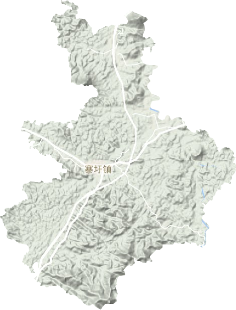 寨圩镇地形图