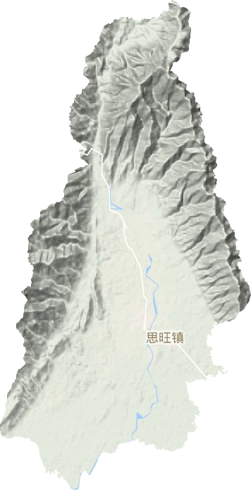 思旺镇地形图