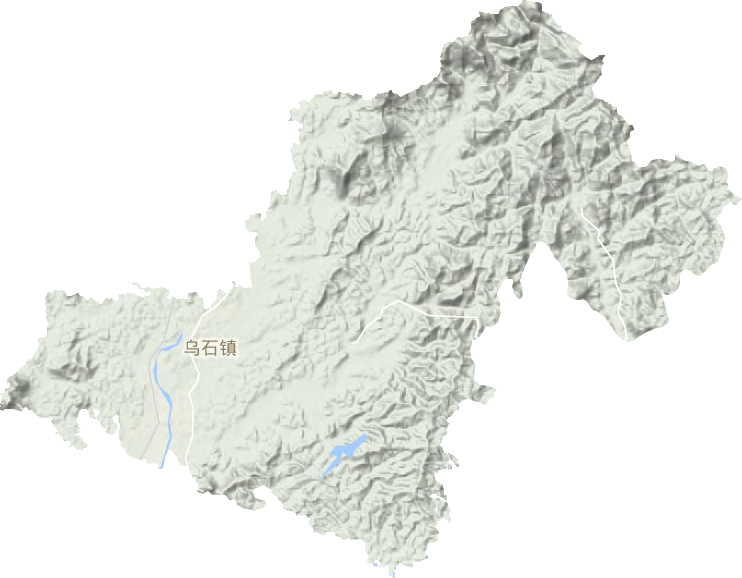 乌石镇地形图