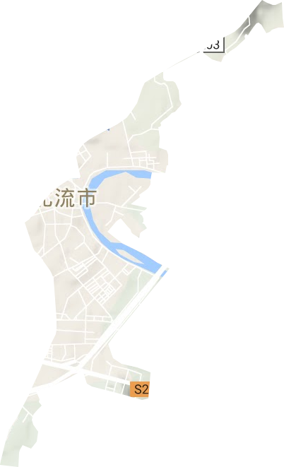 陵城街道地形图