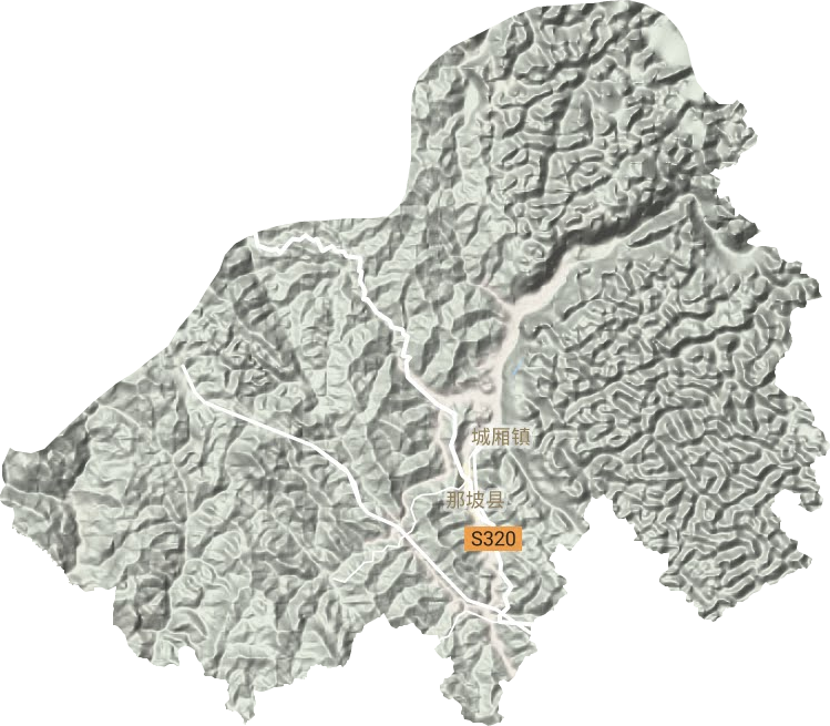 城厢镇地形图