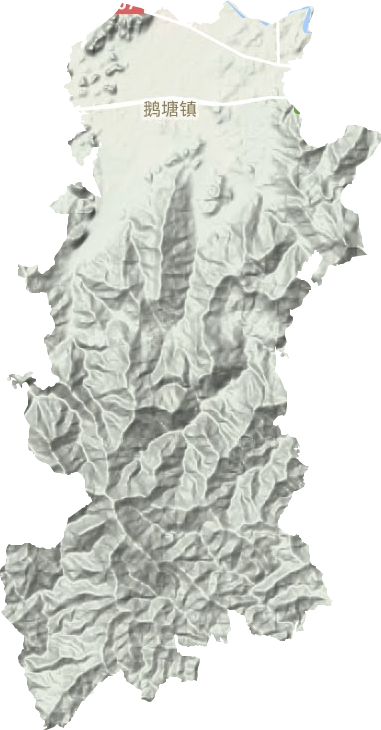 鹅塘镇地形图