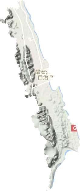 安阳镇地形图