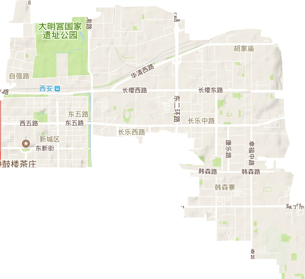 新城区地形图