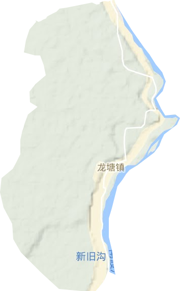 龙塘镇地形图