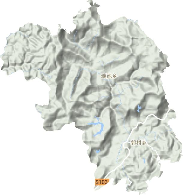 郭村镇地形图