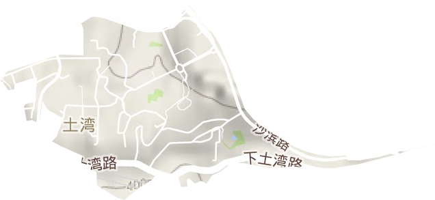 土湾街道地形图
