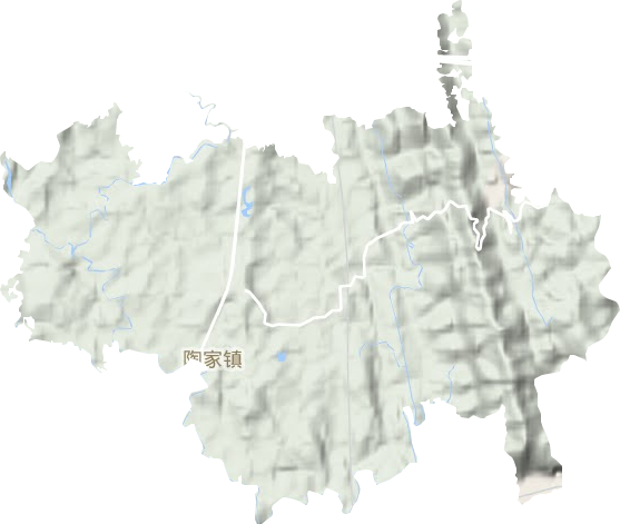 陶家镇地形图