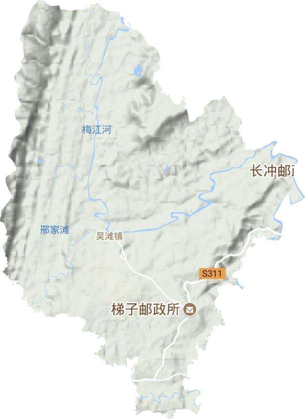 吴滩镇地形图