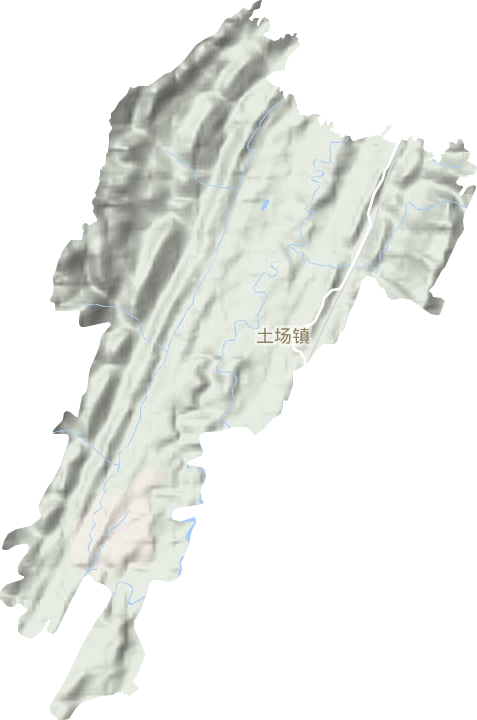 土场镇地形图