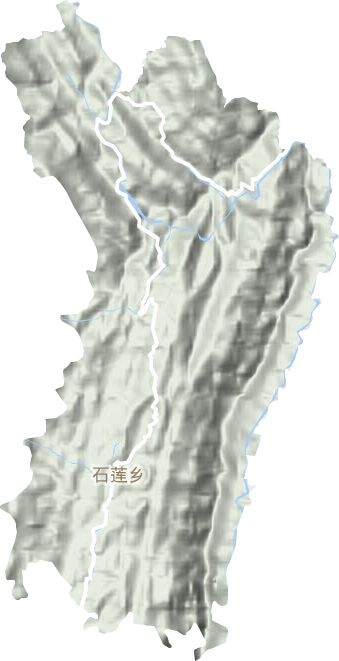石莲乡地形图