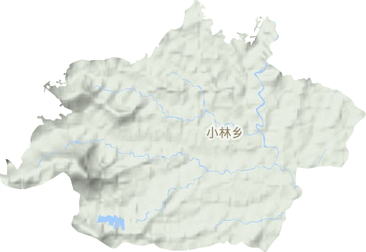 小林镇地形图