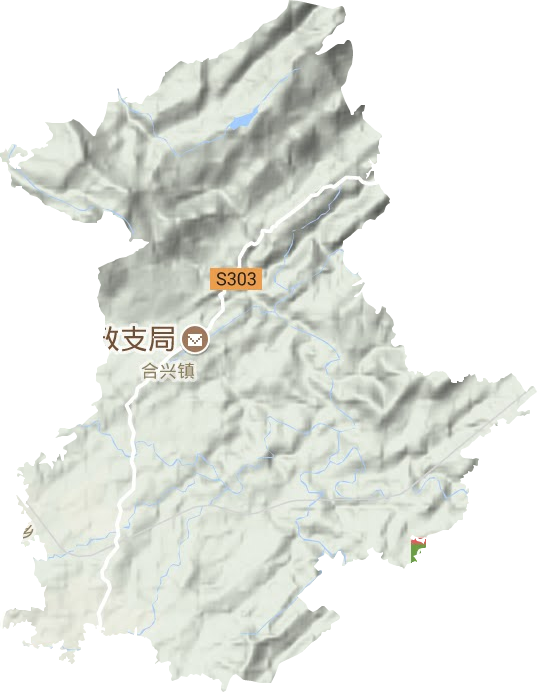 合兴镇地形图