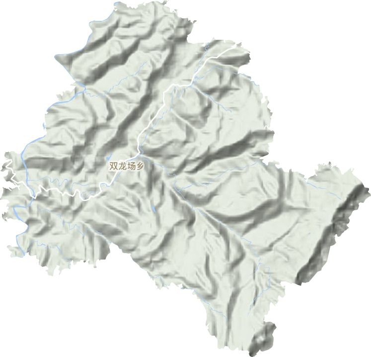 双龙镇地形图