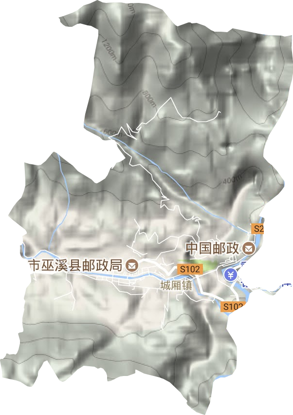 宁河街道地形图