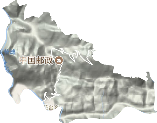 花台乡地形图