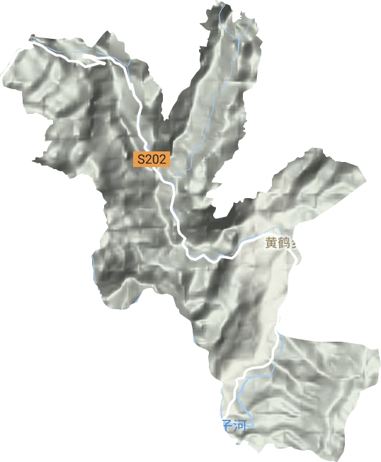 黄鹤乡地形图