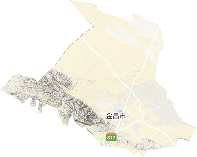 金川区地形图