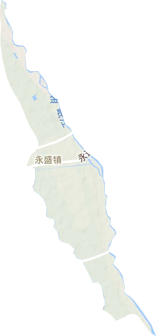 永盛镇地形图