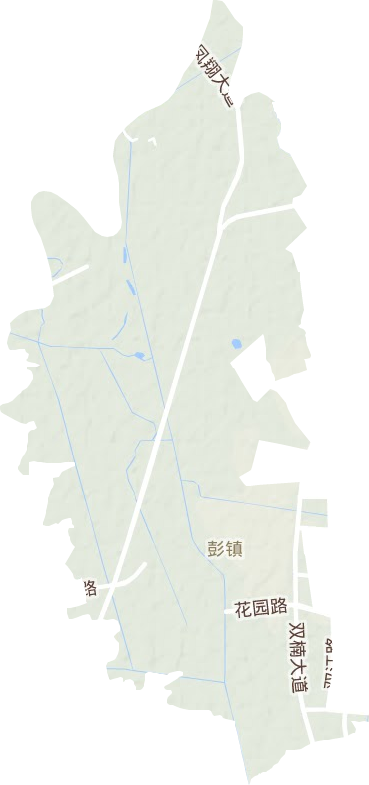 彭镇地形图