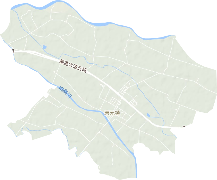 唐元镇地形图