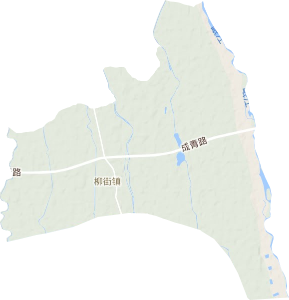 柳街镇地形图