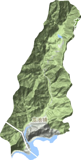 龙池镇地形图