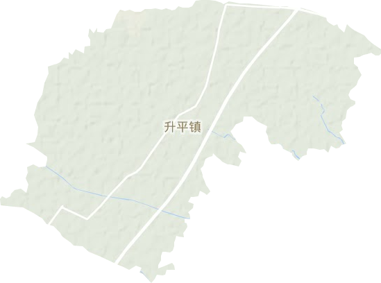 升平镇地形图