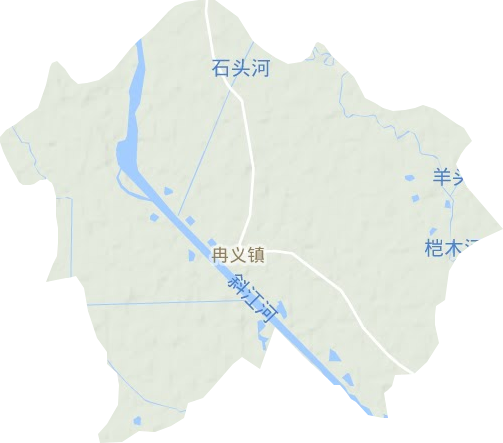 冉义镇地形图