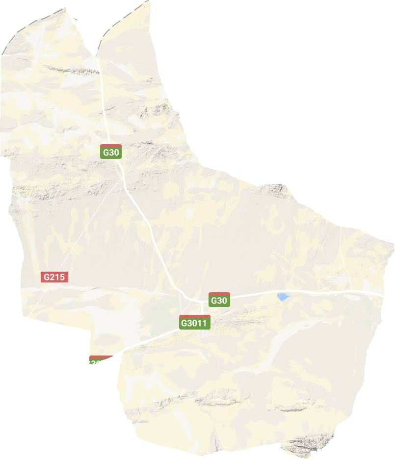 瓜州县地形图
