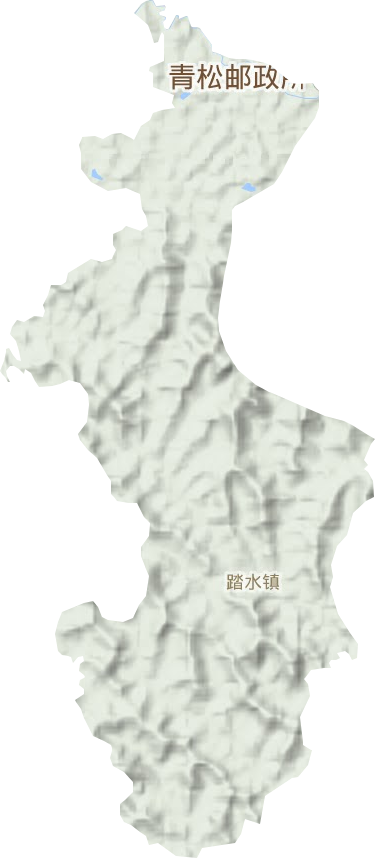 踏水镇地形图