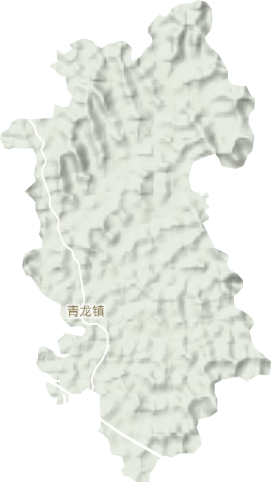 青龙镇地形图