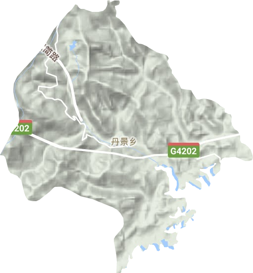 丹景乡地形图