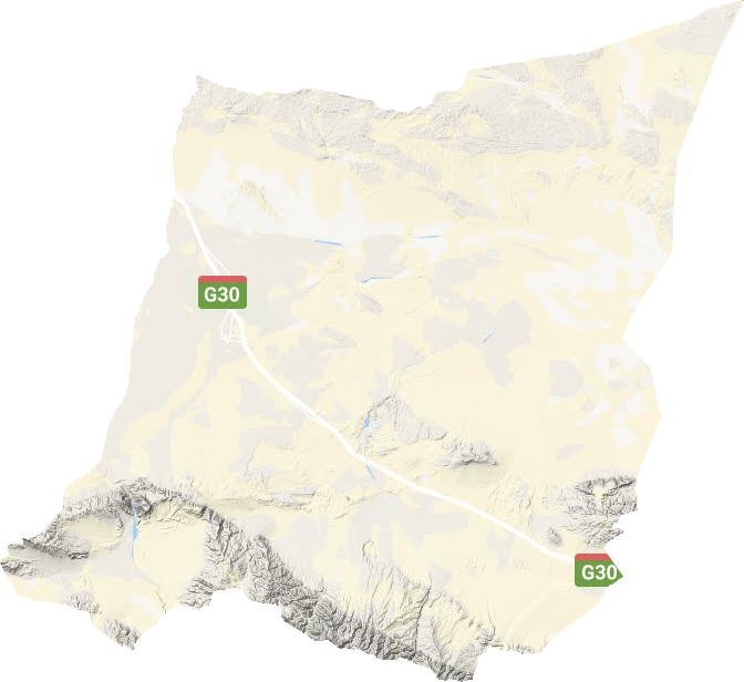 玉门市地形图