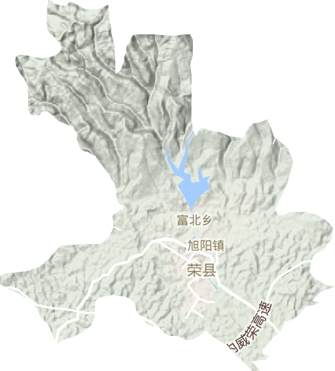 旭阳镇地形图