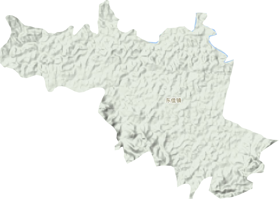 东佳镇地形图