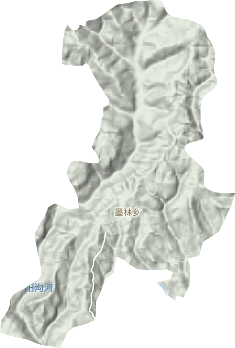 墨林乡地形图