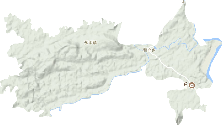永年镇地形图