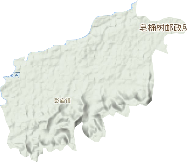 彭庙镇地形图