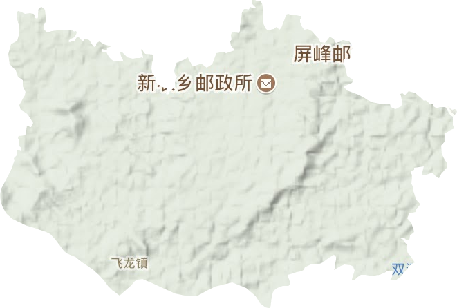 飞龙镇地形图