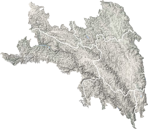 昌都市地形图