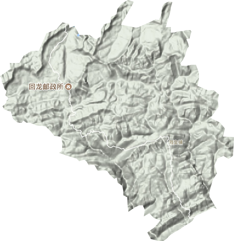 观文镇地形图