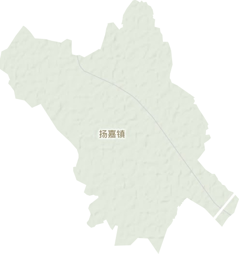 扬嘉镇地形图