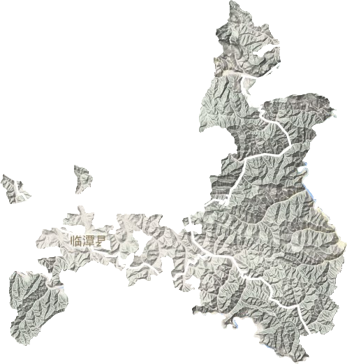 临潭县地形图