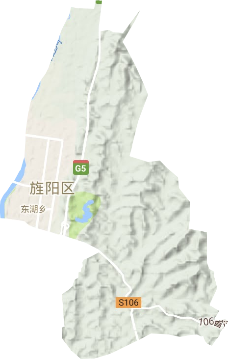 东湖乡地形图