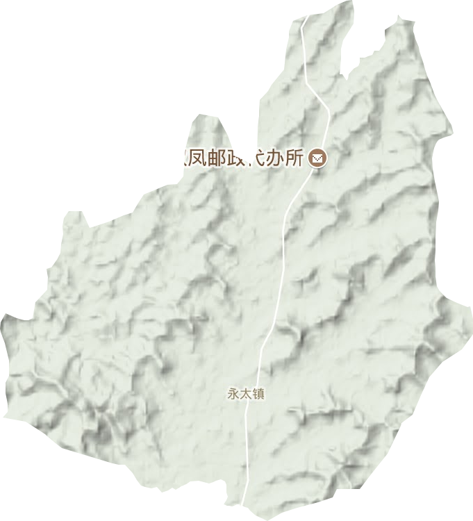 永太镇地形图