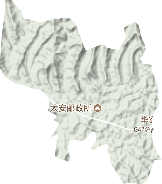 太安镇地形图