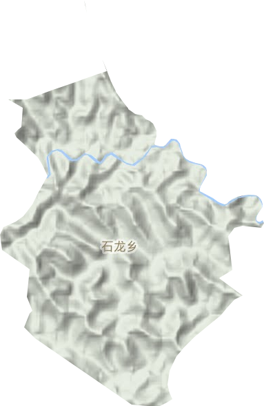 石龙乡地形图